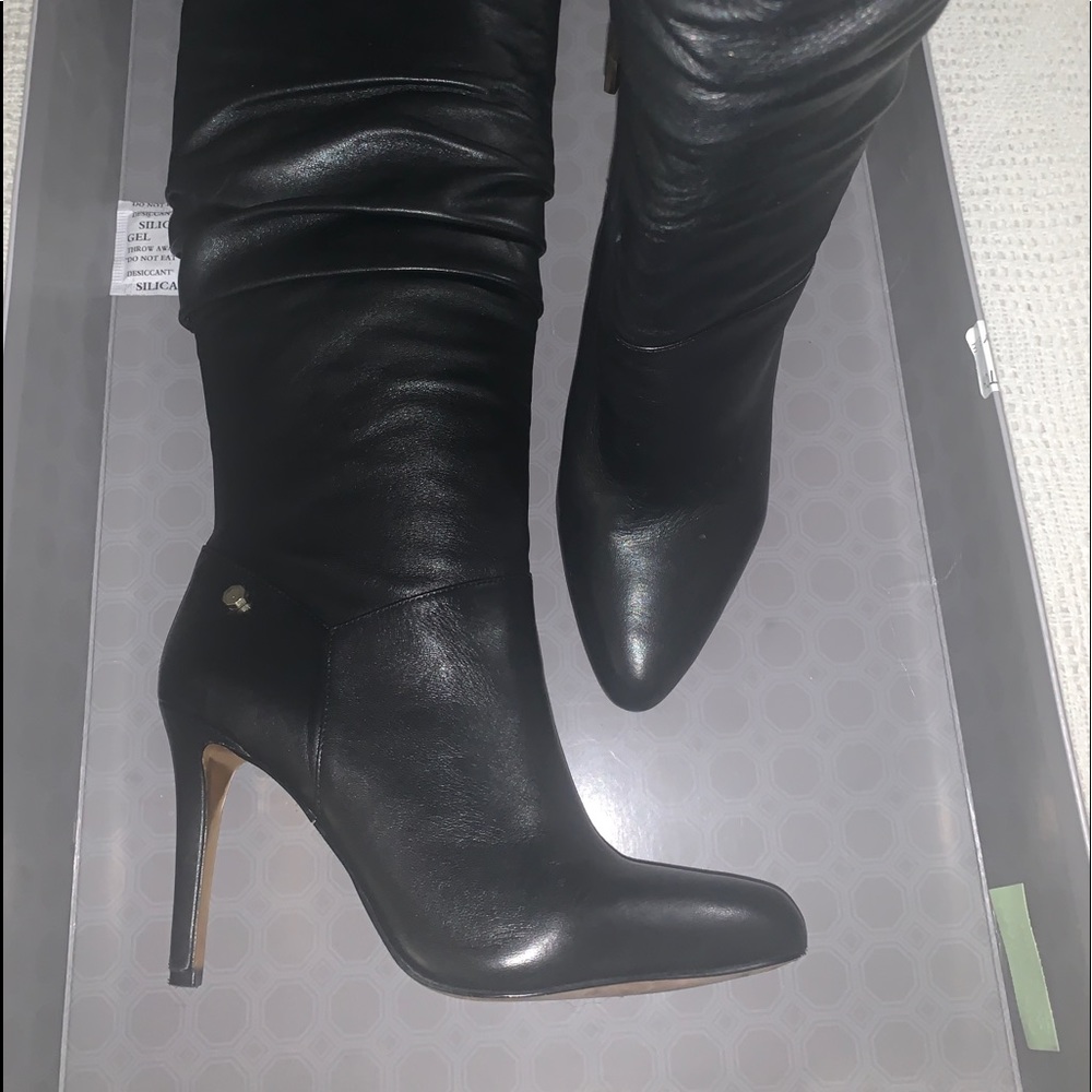 LOUISE et CIE 7.5 M BLK leather boots